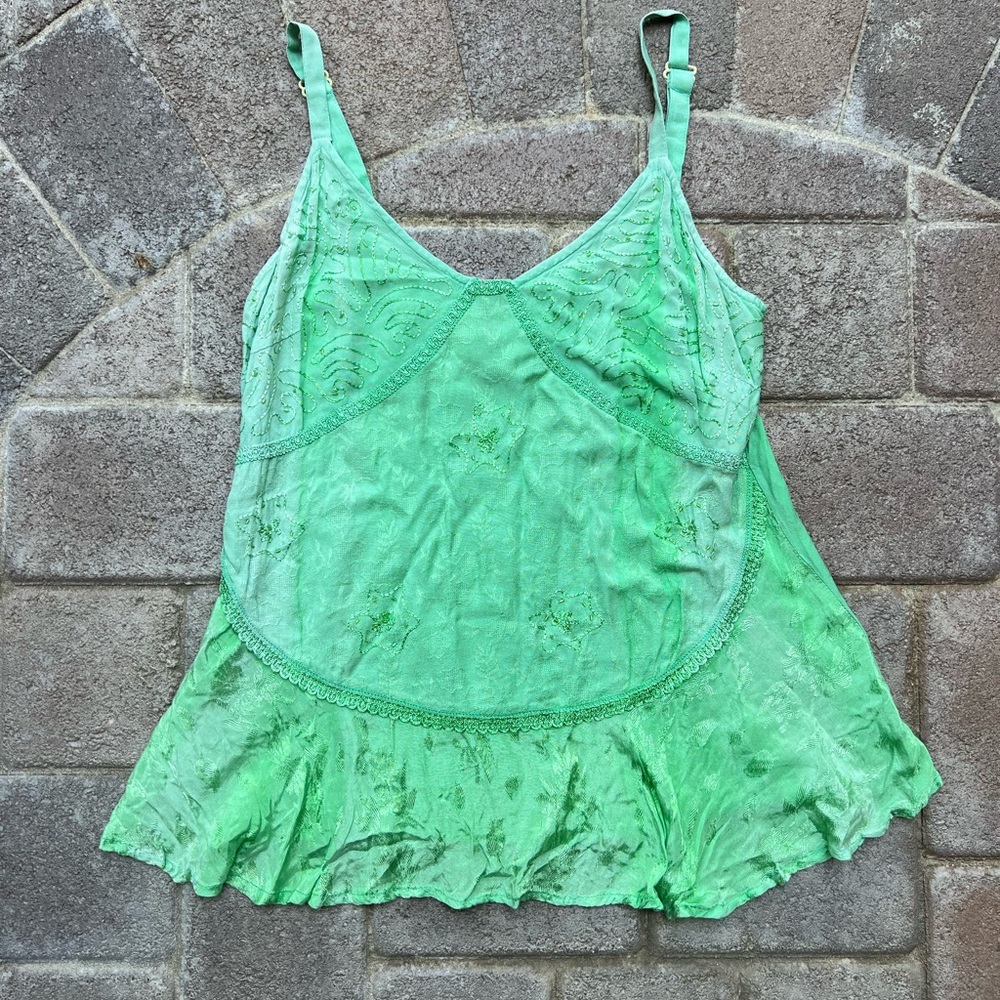 Y2k Vintage Beaded Tank Top